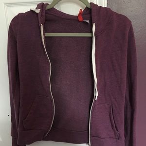 Zip up hoodie